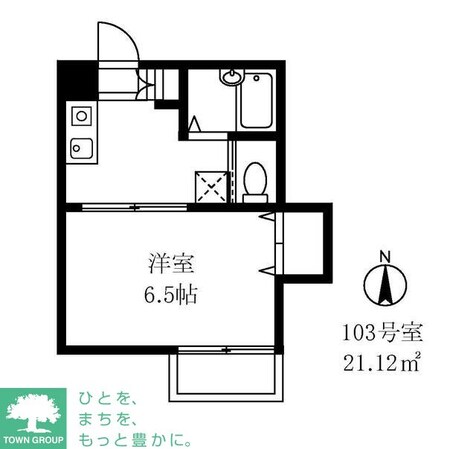 コーポ山舘の物件間取画像